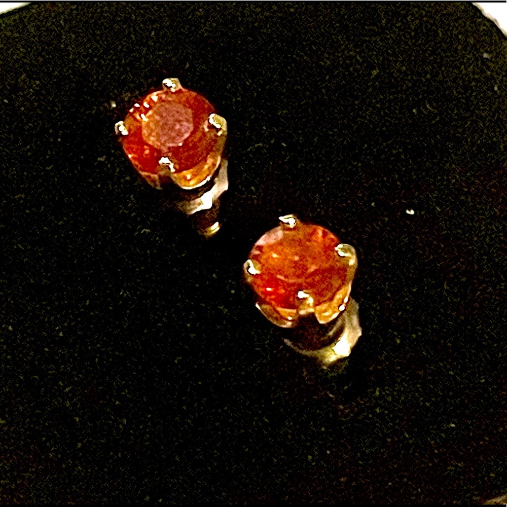 James Avery 14k gold citrine gemstone stud earrings.  Deeply discounted!